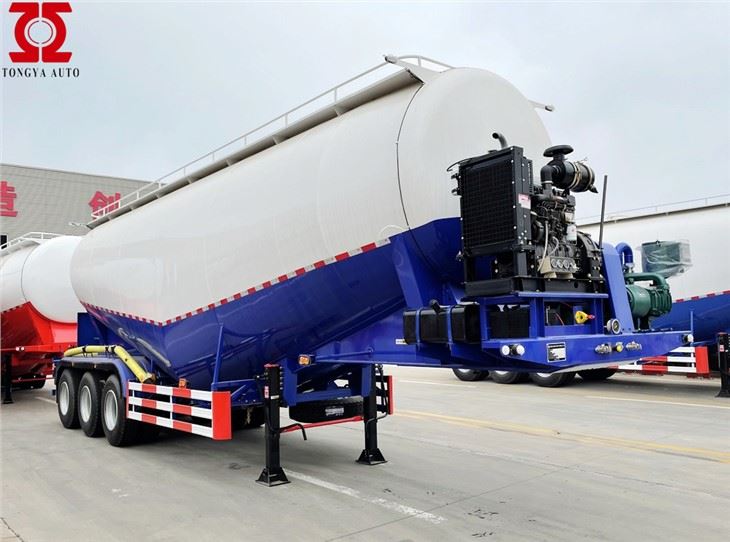 Trailer Kapal Tanker Semen 3axles
