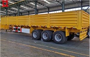 Trailer Flatbed dengan Sisi