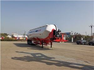 Tanker Serbuk Semen Vertikal 48m3 Semi Trailer