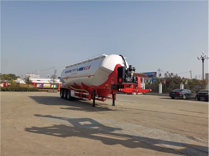 Tanker Serbuk Semen Vertikal 48m3 Semi Trailer