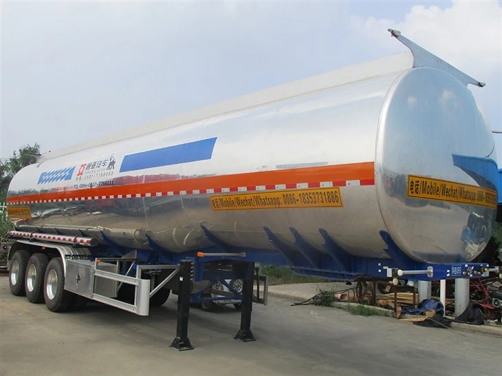 Cina Produsen Trailer Tanker Bahan Bakar Aluminium 50000 liter