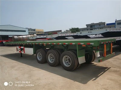 Trailer Flatbed Kontainer 3 Gandar