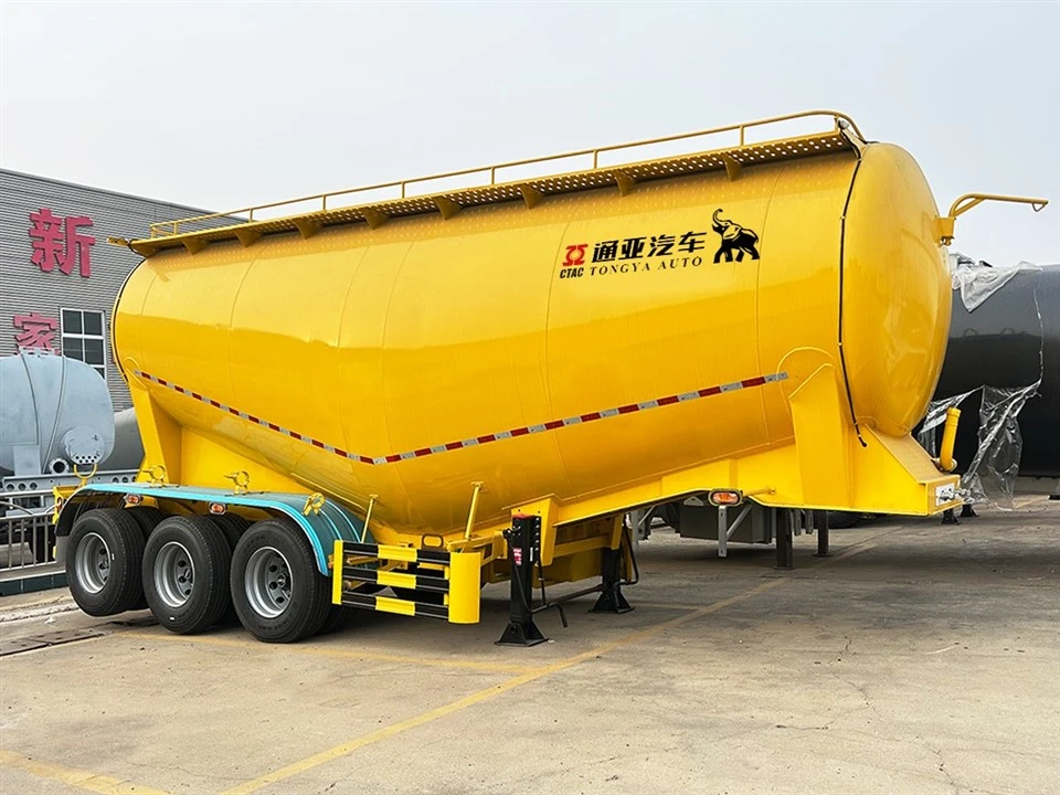 Trailer Semi Tanker Serbuk 3 Gandar Dijual