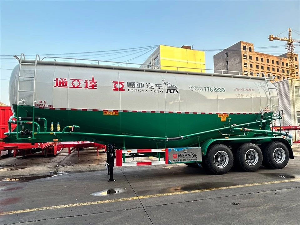3 gandar 60m3 semi semi semi trailer