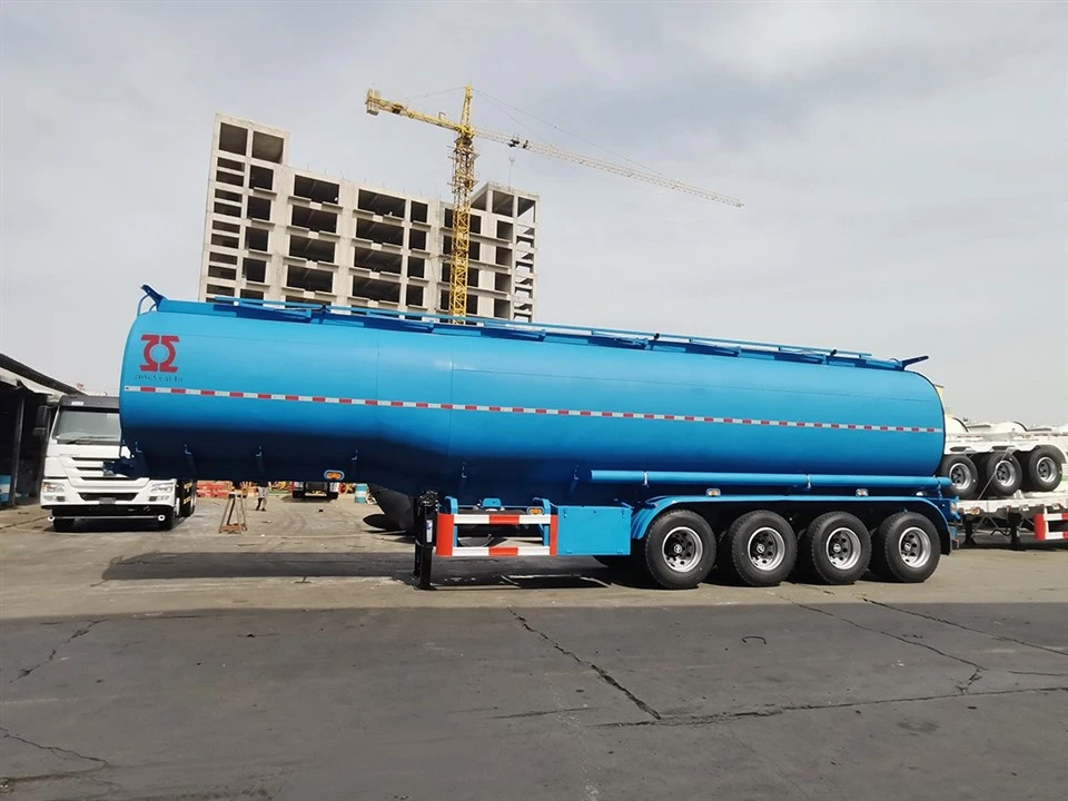 Penjualan Harga Rendah Trailer Semi Tanker Minyak Stok 55m3