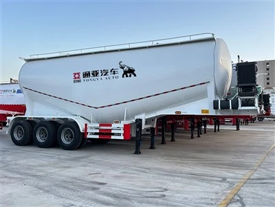 Trailer Semi Tanker Semen Curah 3 Gandar Dengan Suspensi Mekanis