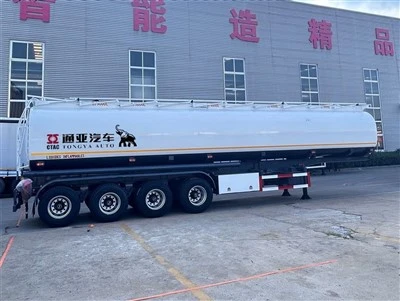 4 Gandar Tanker Bahan Bakar Tanker Trailer Dijual