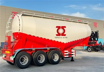 40t curah cenemnt tanker semi trailer dengan diesel