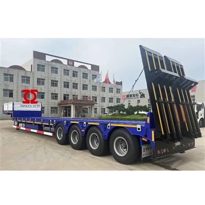 Trailer Semi Tempat Tidur Rendah 80T