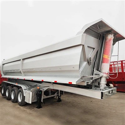 Pabrik Cina TONGYA Merek U Bentuk Trailer Pembuangan Silinder Hyva Untuk Dijual