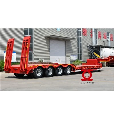 Trailer Semi Tempat Tidur Rendah Pemuatan Rendah