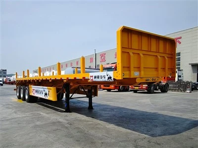 Side Dump Flatbed Semi Trailer