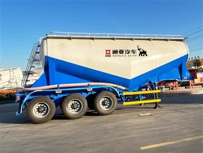 Trailer Semi Tanker Semen Curah 3 Gandar Ban Tunggal